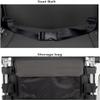 Rieort Folding Transport Wheelchair, Aluminum Alloy, Hand Brakes, Adjustable Footrests, 260 lb Capacity view 4