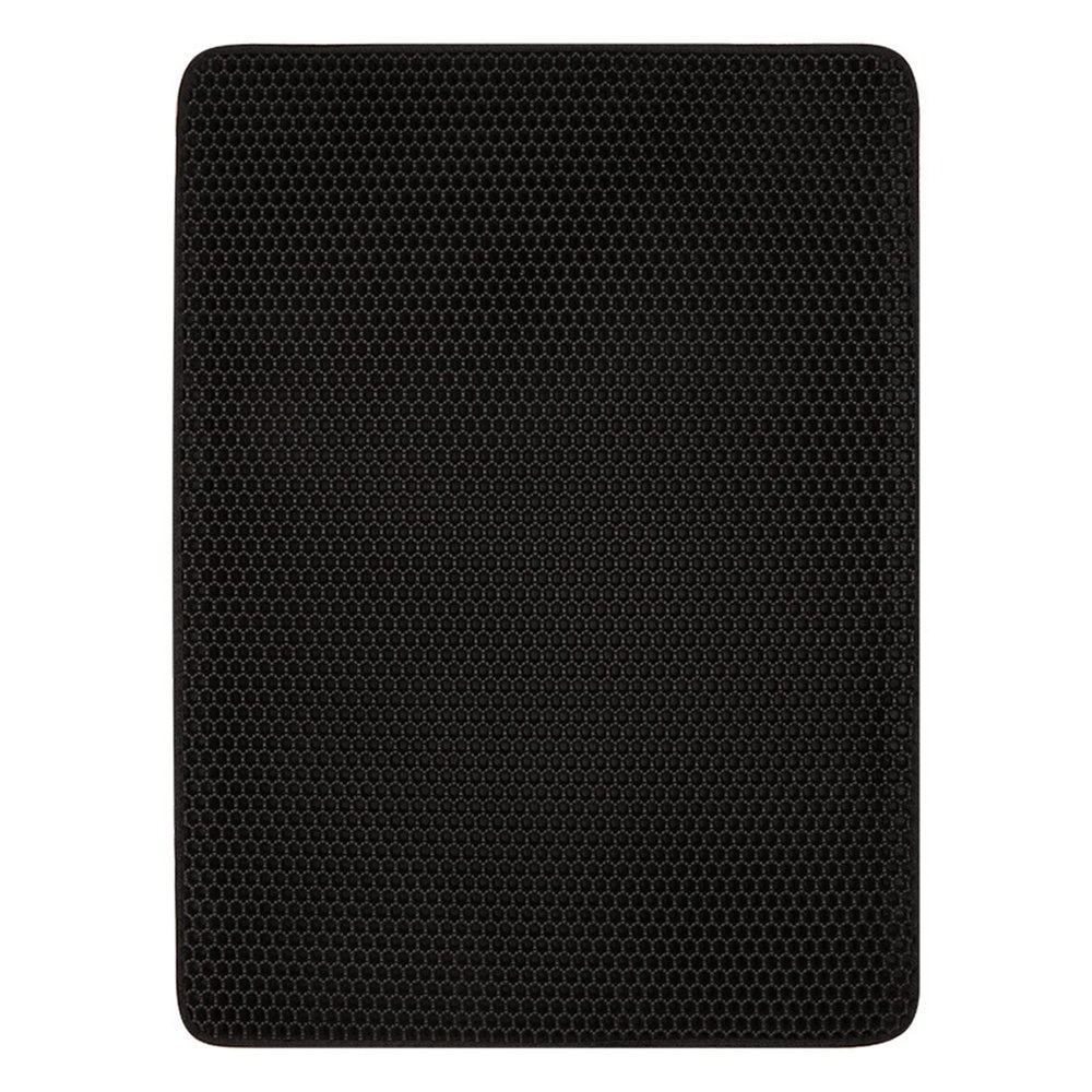 Cat Litter Mat, Double-Layer EVA, Waterproof, Black 40 x 50 cm
