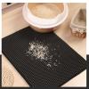 Cat Litter Mat, Double-Layer EVA, Waterproof, Black 40 x 50 cm view 3