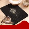 Cat Litter Mat, Double-Layer EVA, Waterproof, Black 40 x 50 cm view 4
