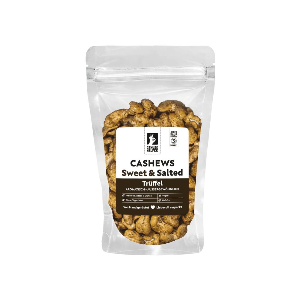 Bremer Gewürzhandel Truffle Cashews, Delicious Snack Refined with Fine Truffle, 150 g