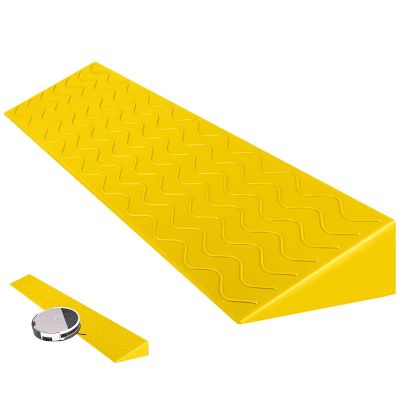 Portable Threshold Ramp, Yellow, 100 x 13 x 8 cm