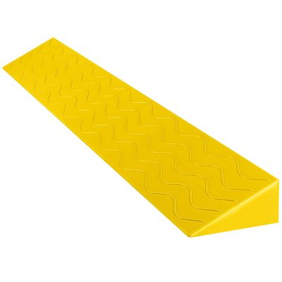 Portable Threshold Ramp for Wheelchairs and Robot Vacuums, Non-Slip, Cuttable, Yellow