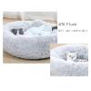 KYOFIS Cat & Dog Bed, Indoor Plush Pet Cushion, Soft, Long, Non-Slip, Washable, Calming, for Puppies and Kittens (D70 cm/27.55 in) view 2