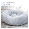 KYOFIS Cat & Dog Bed, Indoor Plush Pet Cushion, Soft, Long, Non-Slip, Washable, Calming, for Puppies and Kittens (D70 cm/27.55 in) view 4