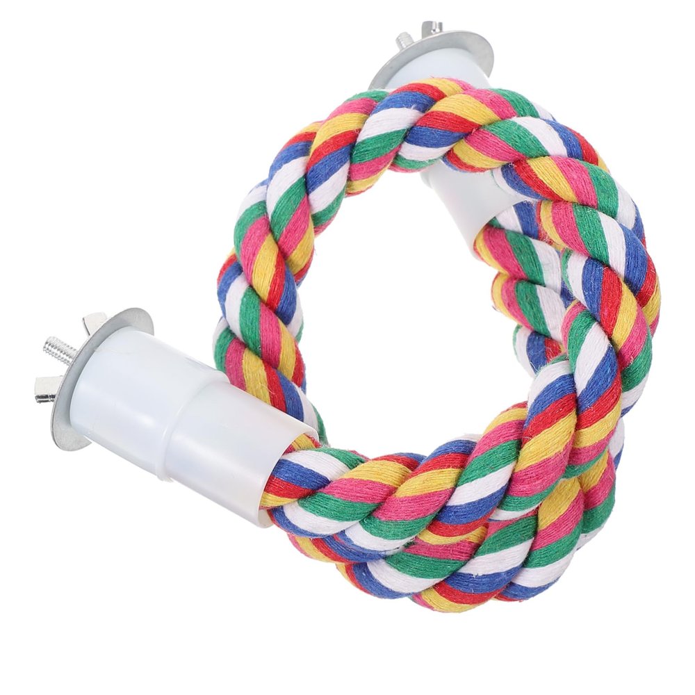 ABOOFAN Cotton Rope Bird Toy for Parrots and Budgies