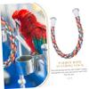 ABOOFAN Cotton Rope Bird Toy for Parrots and Budgies view 2