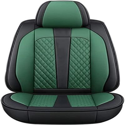 Awotzon Waterproof PU Leather Seat Covers for Jeep Gladiator 1962–1988, 5 Seats, Standard Dark Green