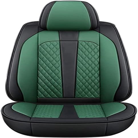 Awotzon Waterproof PU Leather Seat Covers for Jeep Gladiator 1962–1988, 5 Seats, Standard Dark Green