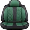 Awotzon Waterproof PU Leather Seat Covers for Jeep Gladiator 1962–1988, 5 Seats, Standard Dark Green view 1