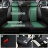 Awotzon Waterproof PU Leather Seat Covers for Jeep Gladiator 1962–1988, 5 Seats, Standard Dark Green view 3