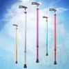 Height-Adjustable Trekking Cane, Aluminum Alloy Multifunctional Telescopic Lightweight Walking Stick for Older Adults (Blue) view 2