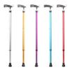 Height-Adjustable Trekking Cane, Aluminum Alloy Multifunctional Telescopic Lightweight Walking Stick for Older Adults (Blue) view 4