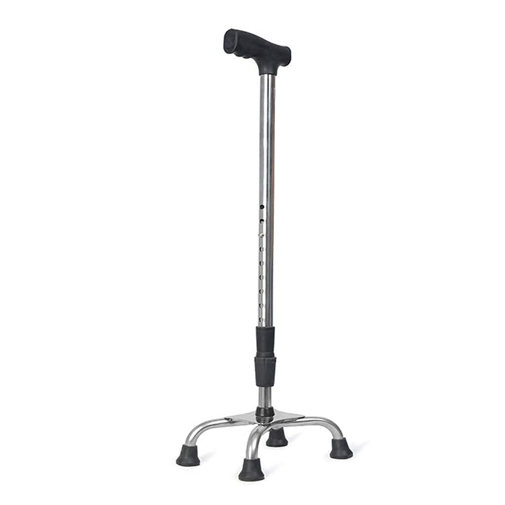Adjustable Crutch Cane, Non-Slip Walking Cane for Older Adults