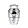 ADENLA 73 mm Stainless Steel Urn for Human Cremation Ashes – I Love You to the Moon and Back view 1