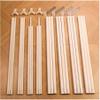AdeptT Canopy Bed Posts and Curtain Holders with Mosquito Net, White, Twin view 4