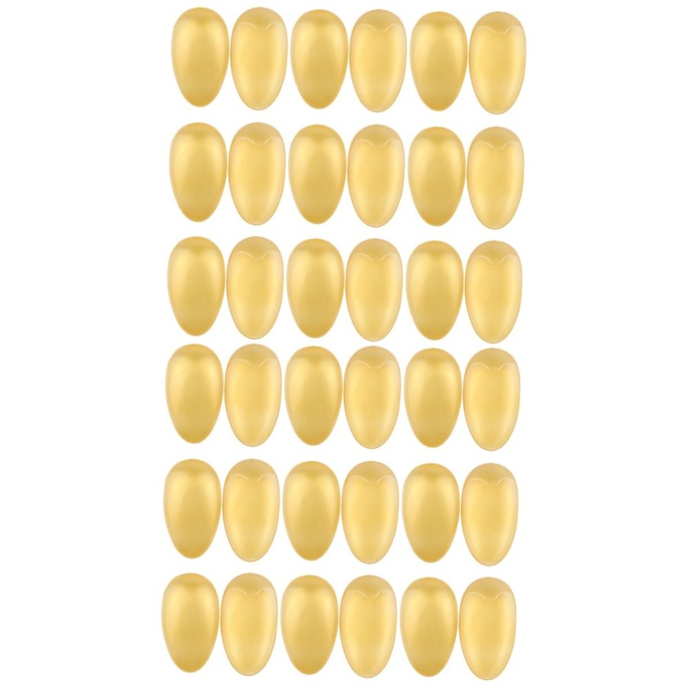 minkissy 48-Piece Hairdressing Ear Covers, Reusable Gold Protective Caps