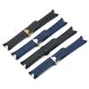 TPUOTI 20 mm Silicone Watch Strap for Omega Hippocampus 300 AT150 8900meters, Marine Rubber, Butterfly Buckle, Agate view 3