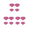 3-Piece Set of Shoe Heel Cushions, Heel Repair Pads for Men and Women, High Heels, Rose Red view 1