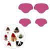 3-Piece Set of Shoe Heel Cushions, Heel Repair Pads for Men and Women, High Heels, Rose Red view 3