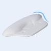 5 Pairs Heel Cushions for Large Shoes, Anti-Slip Heel Grips, Soft Sponge Liners, White, 9 mm view 3