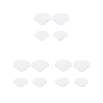 3 Sets of Shoe Heel Repair Pads, Self-Adhesive Heel Cushions for Men and Women, White