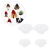 3 Sets of Shoe Heel Repair Pads, Self-Adhesive Heel Cushions for Men and Women, White view 3