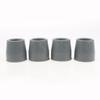 3 Sets of 4 Rubber Crutch Tips, Non-Slip Gray, 4 x 3.8 cm view 3