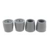 3 Sets of 4 Rubber Crutch Tips, Non-Slip Gray, 4 x 3.8 cm view 4