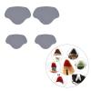 10-Piece Shoe Heel Repair Pads for Men and Women, High Heels, Light Gray view 3