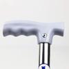 Folding Walking Cane with Triangular Seat, Aluminum Alloy, Black, 48 cm view 4