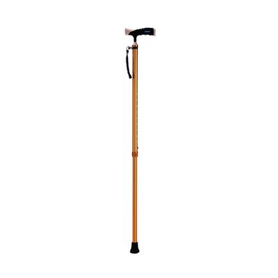 Walking Cane for Older Adults, Telescoping Aluminum Alloy Cane, Adjustable Cane for Men, Quad Base, Mobility Aid for Older Men (Red), Family (Yellow) Present