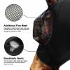 Horse Face Mask, Knitted Fly Mask, Effective Protection, Breathable with Extra Fine Mesh to Protect Your Horse's Face (Black) view 2