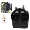 Horse Face Mask, Knitted Fly Mask, Effective Protection, Breathable with Extra Fine Mesh to Protect Your Horse's Face (Black) view 3