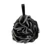 minkissy Black PE Shower Pouf with Short Loop view 1