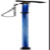 Folding Crutch, Multifunctional Telescoping Walking Cane, Lightweight, Non-Slip, for Older Men (Blue) view 1