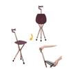 Forearm Crutches / Non-Slip Walking Cane for Elderly and Disabled Users view 2