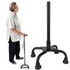 Folding Walking Stick Seat, Lightweight Height-Adjustable Tripod Cane view 1