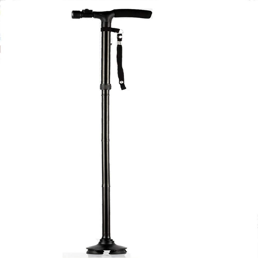 SilteD 2-Pack Black Durable Tripod Rubber Tip Bases for Senior Walking Sticks and Crutches, 16 mm (5/8 in), Family Present