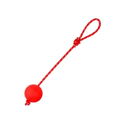 Dog Toy Ball with Rope | Interactive Rubber Rope Ball