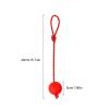 Dog Toy Ball with Rope | Interactive Rubber Rope Ball view 4