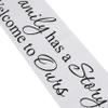 Jdeijfev PVC Wall Sticker with Inscription " has a Story Welcome to Ours", Black view 4