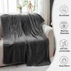 SDNAM Soft Plush Flannel Fleece Blanket, 150 x 200 cm, Color 27# view 3