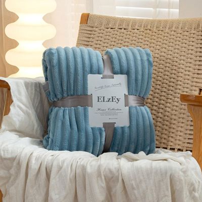 SDNAM Plush Blanket, Soft and Warm Flannel Fleece Sofa Blanket (Color: 20#, Size: 100 x 120 cm)