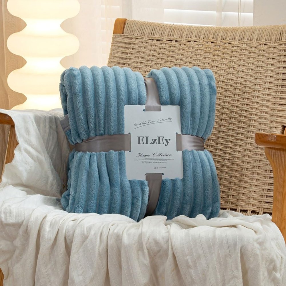 SDNAM Plush Blanket, Soft and Warm Flannel Fleece Sofa Blanket (Color: 20#, Size: 100 x 120 cm)