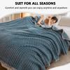 SDNAM Plush Blanket, Soft and Warm Flannel Fleece Sofa Blanket (Color: 20#, Size: 100 x 120 cm) view 2