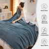SDNAM Plush Blanket, Soft and Warm Flannel Fleece Sofa Blanket (Color: 20#, Size: 100 x 120 cm) view 3