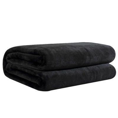 SDNAM Plush Flannel Fleece Throw Blanket, Soft and Warm Sofa Blanket (Color: 11#, Size: 100 x 150 cm)