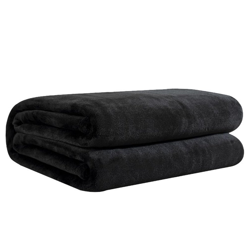 SDNAM Plush Flannel Fleece Throw Blanket, Soft and Warm Sofa Blanket (Color: 11#, Size: 100 x 150 cm)