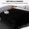 SDNAM Plush Flannel Fleece Throw Blanket, Soft and Warm Sofa Blanket (Color: 11#, Size: 100 x 150 cm) view 2